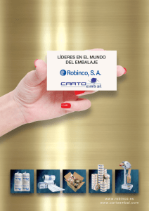 Catalogo de materiales de embalaje by Robinco SA