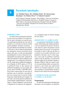 Parasitosis intestinales - Asociación Española de Pediatría