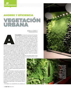 Vegetación urbana - La Revista Técnica de la Construcción