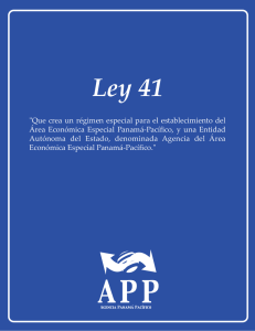 Ley 41 - Agencia Panamá Pacífico