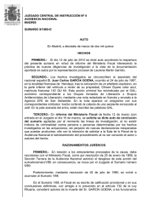 2015-3-16 Auto conclusion sumario caso García Goena