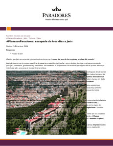 PlanazosParadores: escapada de tres días a Jaén