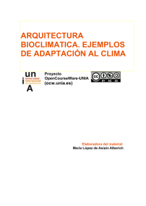 arquitectura bioclimatica. ejemplos de adaptación al clima