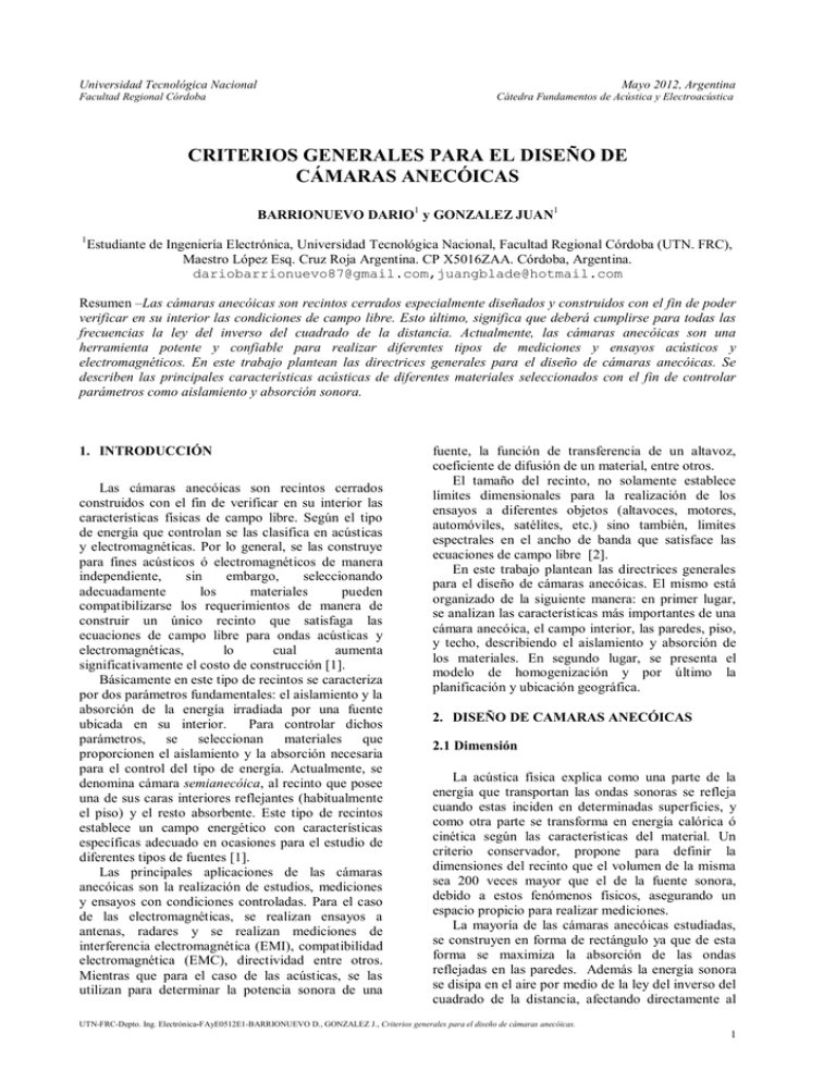 Criterios Generales Para El Dise o De C maras Anec icas