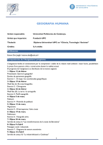 geografia humana - Universitat Politècnica de Catalunya (UPC)