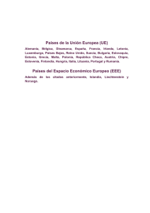Países del Espacio Económico Europeo (EEE)