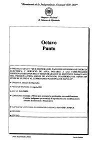 que exonera del pago por consumo de energia electrica y servicio