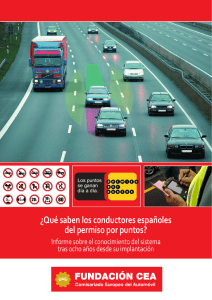 ¿Qué saben los conductores españoles del permiso por puntos?
