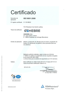 Certificado ISO 9001