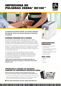 impresora De pulseras Zebra® HC100