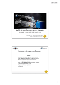 Vehículos más seguros: Alejandro Furas Global NCAP