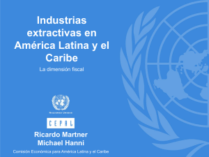 Industrias extractivas en América Latina y el Caribe