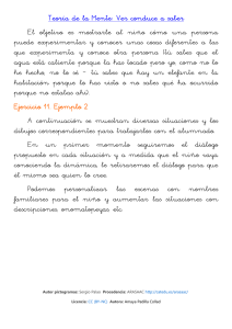 Ver conduce a saber Teor&iacute;a de la Mente: Ver conduce a