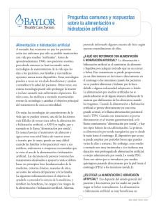 Preguntas comunes y respuestas sobre la alimentación e