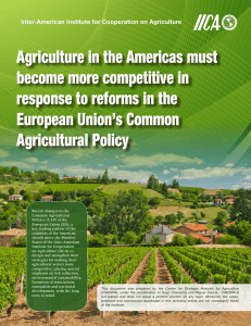 Agriculture in the Americas must become more competitive in