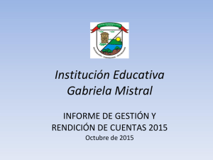 Institución Educativa Gabriela Mistral