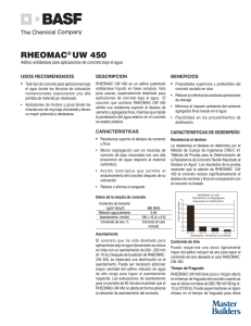 rheomac® uw 450 - Distribuciones Villamar