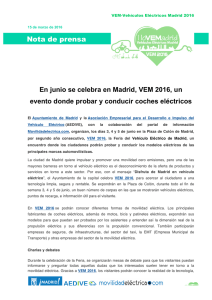 En junio se celebra en Madrid, VEM 2016, un evento