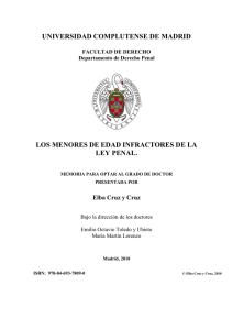 universidad complutense de madrid los menores de - E