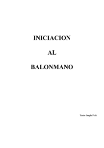 Iniciación al balonmano - AD. Balonmano Villaviciosa.