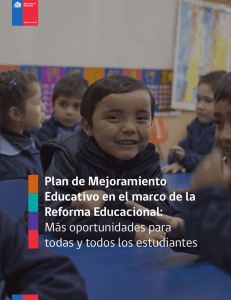 Plan de Mejoramiento Educativo en el marco de la