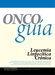 Leucemia Linfocítica Crónica - Instituto Nacional de Cancerología