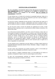Spanish license - Universidad de Granada