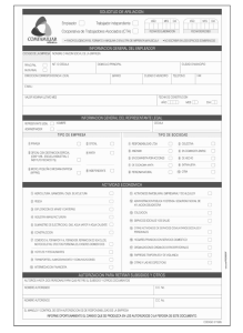formulario solicitud de afiliacion a una sola tinta