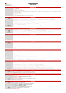 calendario académico curso 2015/2016