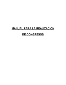 manual para la realización de congresos