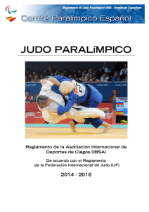 Reglamento de judo paralímpico IBSA