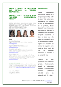 Susan E. Tracy - Revista de Terapia Ocupacional Galicia