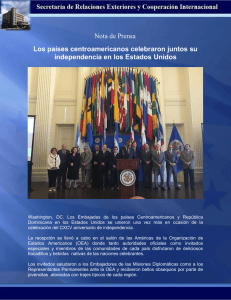 Nota de Prensa Los países centroamericanos celebraron juntos su