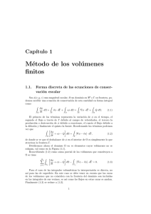 Método de los volúmenes finitos