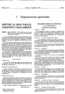 Real Decreto 1812/1994 - Ministerio de Fomento