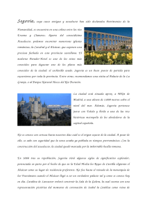 Segovia, cuya casco antiguo y acueducto han sido declarados