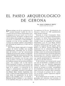 el paseo arqueologico de gerona