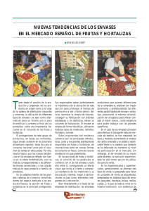 Nuevas tendencias de los envases en el mercado español de frutas