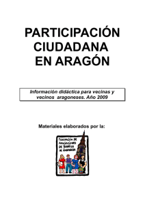 participación ciudadana en aragón