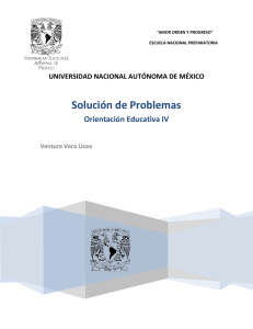 Solución de Problemas - Bienvenida a la UNAM