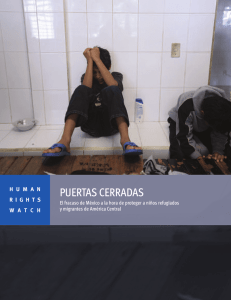 puertas cerradas - Human Rights Watch