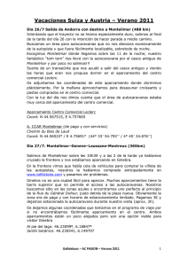 Vacaciones Suiza y Austria