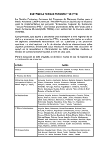 SUSTANCIAS TOXICAS PERSISTENTES (PTS) La División