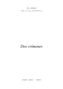 Dos crímenes - RazonEs de SER