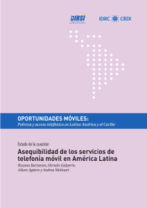 Asequibilidad de los servicios de telefonía móvil en América