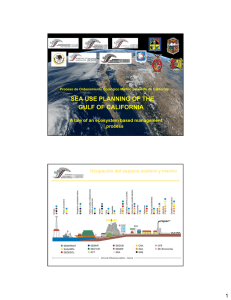 SEA USE PLANNING OF THE GULF OF CALIFORNIA