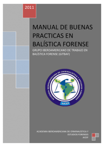 manual de buenas prácticas en balística forense