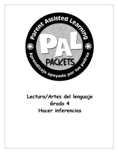 Lectura/Artes del lenguaje Grado 4 Hacer inferencias