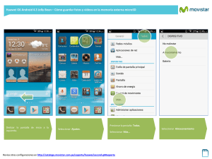 Huawei G6 - Guardar fotos en memoria externa microSD en Android
