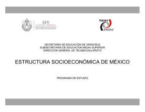 ESTRUCTURA SOCIOECONÓMICA DE MÉXICO